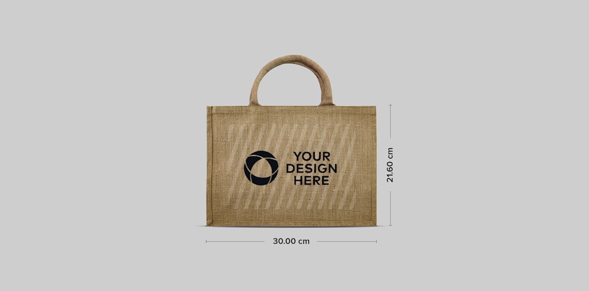 Custom jute bags on sale